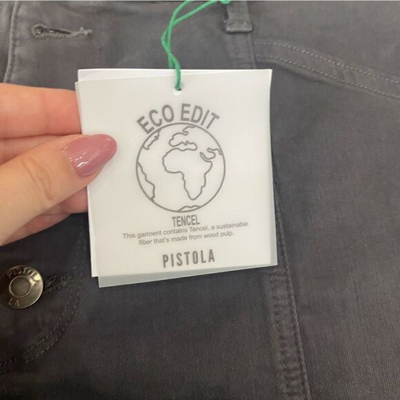 Pistola Hailey High Rise Button Front Cargo Short - Picture 6 of 13